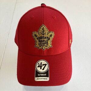 Toronto Maple Leafs '47 NHL MVP Lunar New Year Red Gold Adjustable Snapback Hat